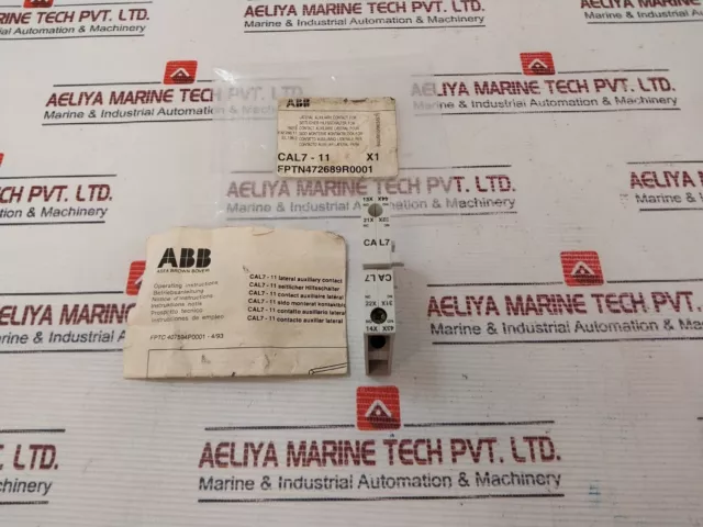 ABB Cal7-11 Lateral Auxiliary Contact 10a 690v