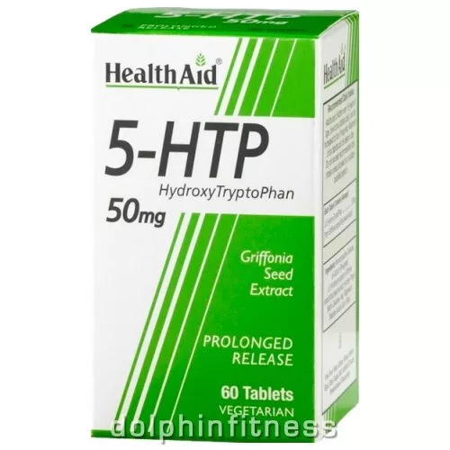 HealthAid 5-HTP 50 mg - verzögerte Freisetzung - 60 Tabletten - 3er-Pack