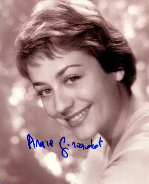 Rare Autographe original de l'actrice ANNIE GIRARDOT