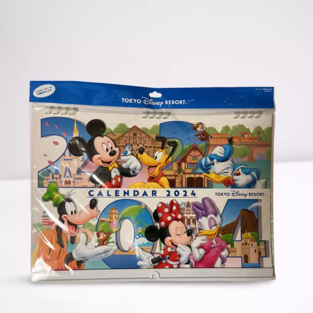 TOKYO DISNEY RESORT Wall Calendar 2024 Mickey Minnie 46.00 PicClick