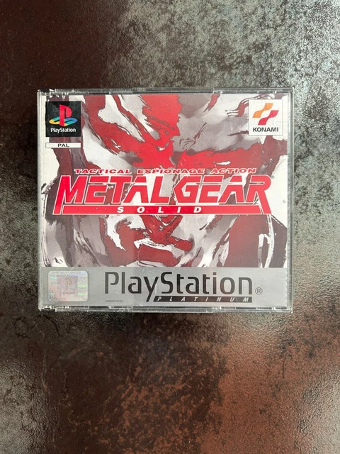 Metal Gear Solid - PS1 Sans Notice/Fascicule VF PlayStation Bigbox Sony Metal Gear Solid - PS1 Sans Notice/Fascicule VF PlayStation Bigbox Sony