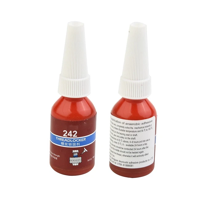 Threadlocker 242 Locktite M6-M20 Fil Force Moyenne Populaires Amovible