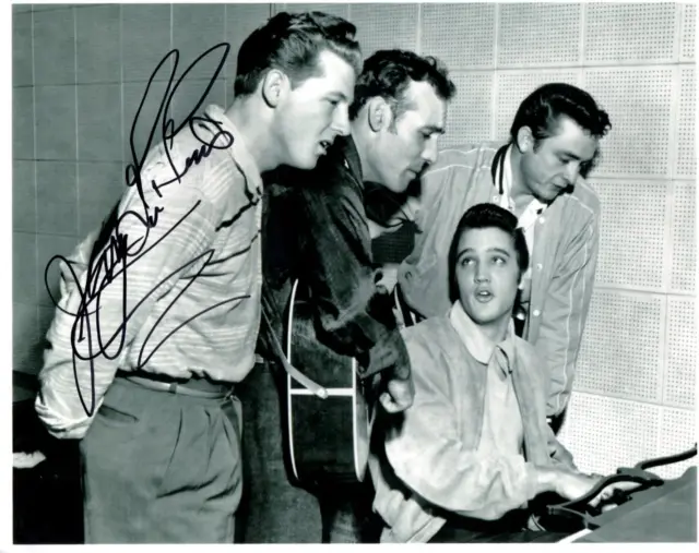 Jerry Lee Lewis signed 8x10" photo