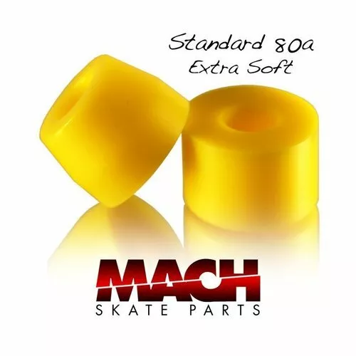 MACH Skateboard Bushings Set Lenkgummis 80A yellow Skateboard / Trucks Achse