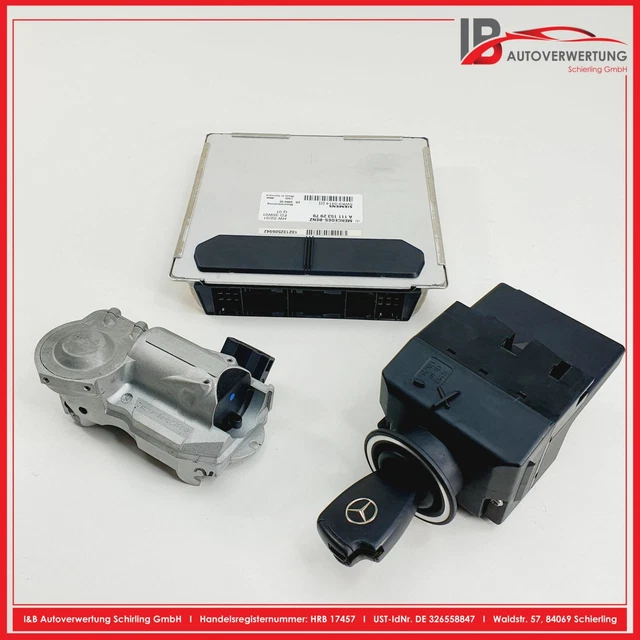 Mercedes Engine Control Unit MERCEDES C-CLASS COMBI W203 C180 Engine Control Unit Set A1111532979 ...