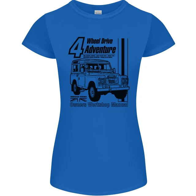 T-shirt 4 ruote motrici Adventure 4X4 Off Road donna Petite Cut 5