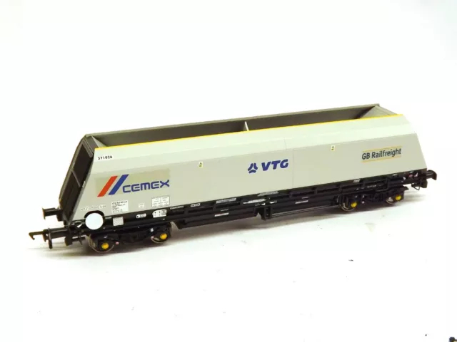 Accurascale Cemex VTG GBRF HYA Cutdown Hopper Wagon (OO Scale) Unboxed G34