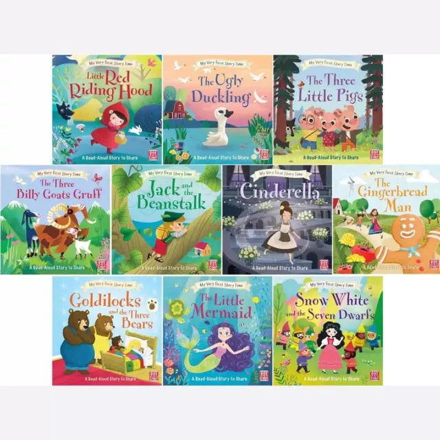 Kids Bed Time My Very First Storytime Collection (10 Books Set) - NEW - FREEPOST