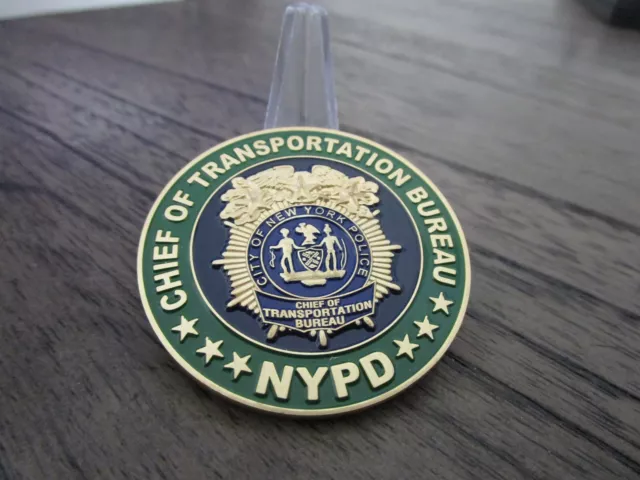 NYPD Chief of Transportation Bureau 2015 Pope Francis Visit Challenge Coin #399G