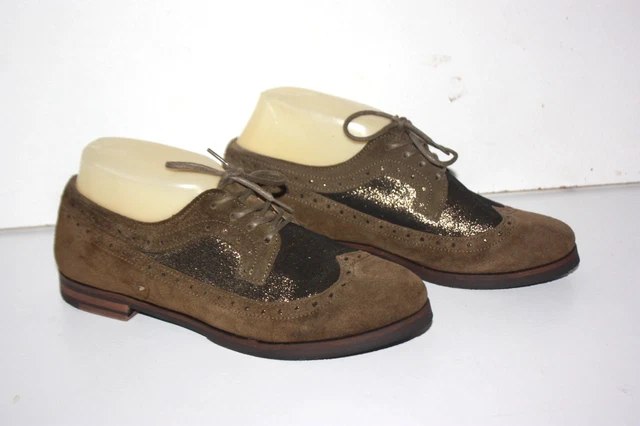 Derby San Marina Cuir Noir - Taille 36 - Parfait état - Occasion