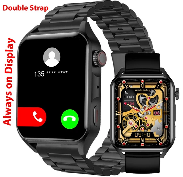 Smart Watch Fitness Tracker Men Phone Call Watches for Android iPhone Samsung