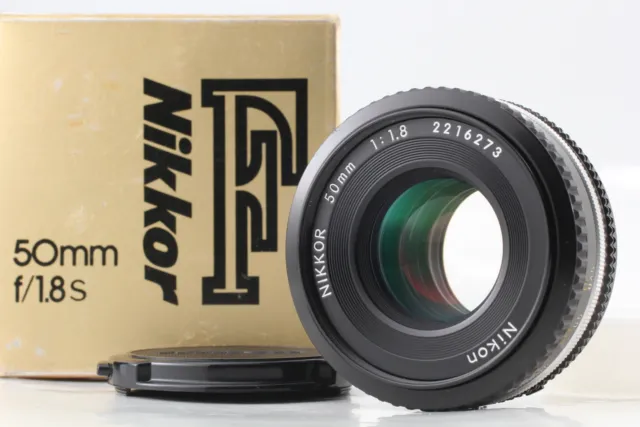 [Near MINT in BOX] Nikon Ai-s Ais Nikkor 50mm f/1.8 MF Pancake Lens From JAPAN