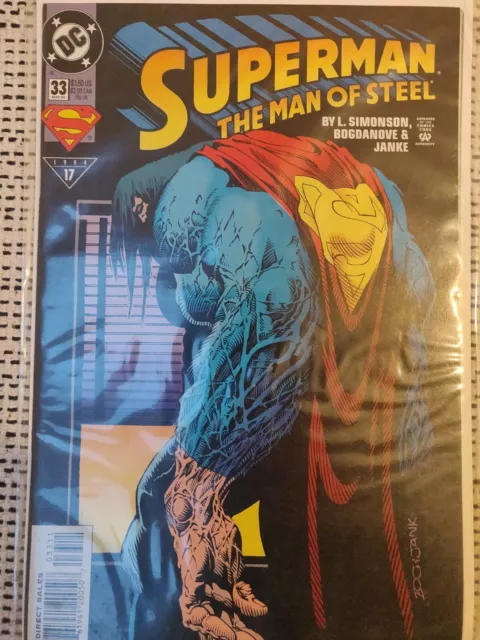 Superman The Man Of Steel Us Dc Comic Vol.1 # 33/'94