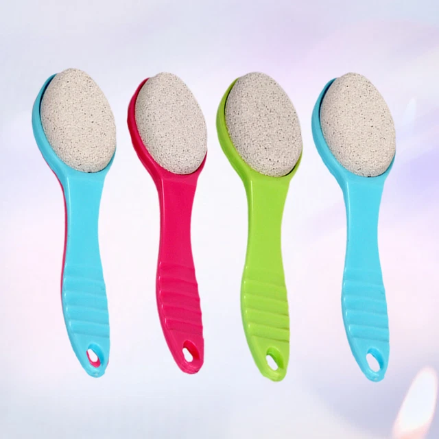 4Pcs Brosses Exfoliant Brosse Cal Remover Pied Pierre Brosse