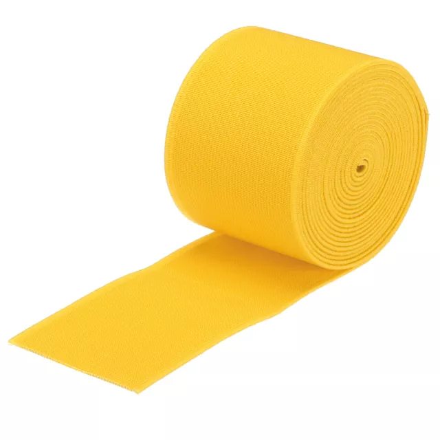 Elastic Bands for Sewing Double Side 2 inch 3 Yard Yellow