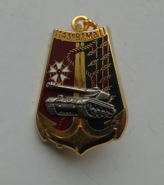 French Army 43rd Marine Infantry Battalion Badge/Brevet