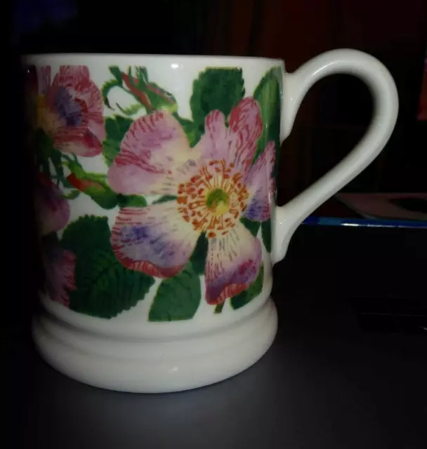 Emma Bridgewater NEW First Quality Dog Rose ½ Pint Mug