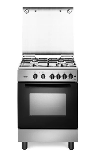 Longhi FGVX64 Cuisine Inox 90x60 CM 4 Brûleurs Four La Gaz Multifonctions