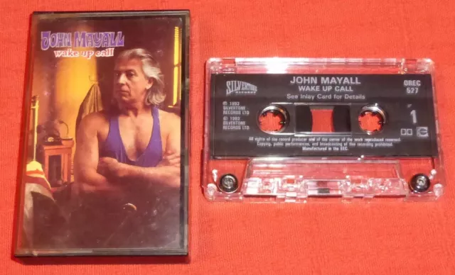 John Mayall - Uk Cassette Tape - Wake Up Call - Silvertone 1993