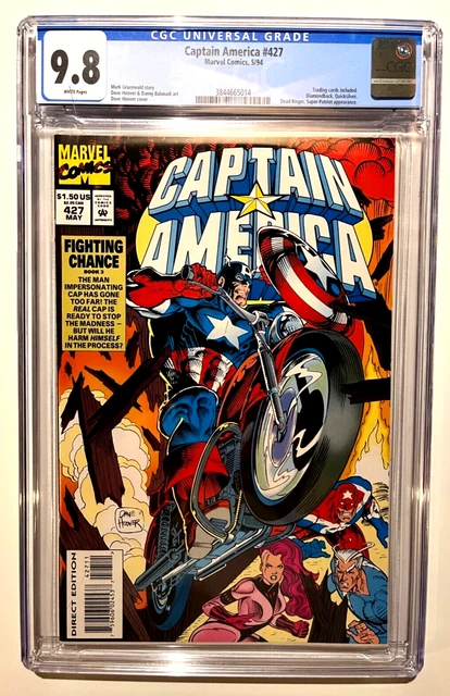 Captain America #427 CGC 9.8 Marvel 1994, Dead Ringer & Super Patriot Appearance