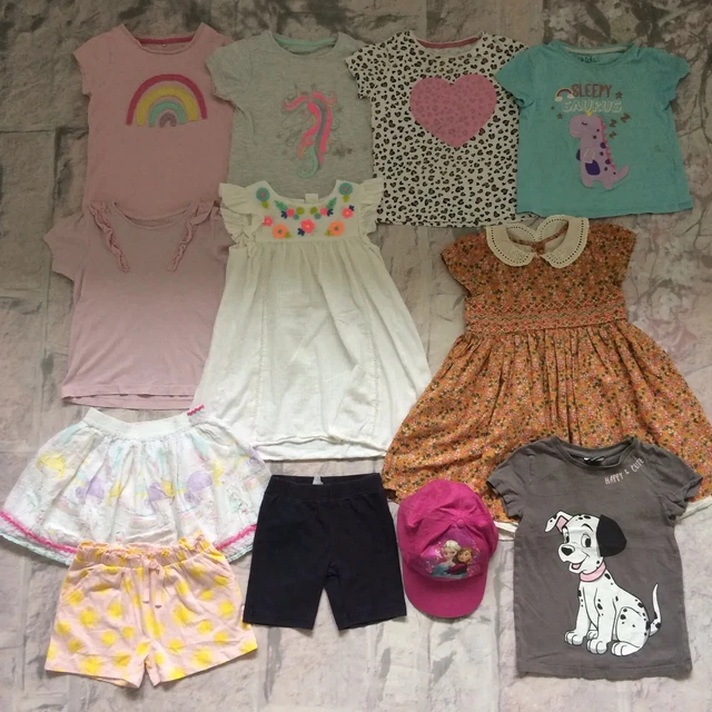 Girls Clothes Bundle 4-5 Years Next TU Etc Dress Tops Shorts Skirt Etc