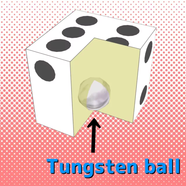 【4pcs】Cheating Dice (Weighted dice)