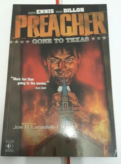 The Preacher. Graphic Novel No 1. Gone To Texas. Ennis. Dillon. Lansdale.