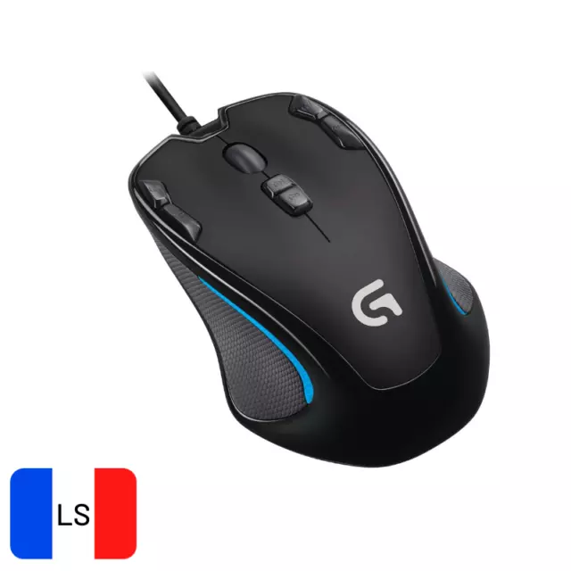 Souris Gamer Filaire Logitech G300s USB , Ambidextre, RVB, Ultra-Léger