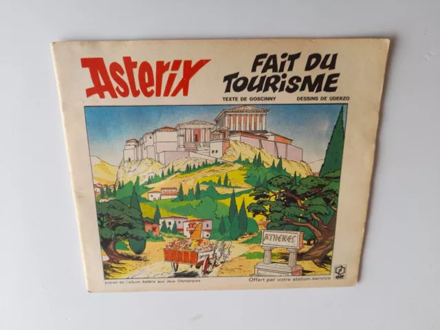 Uderzo - Astérix fait du tourisme - album publicitaire collection Elf -1973