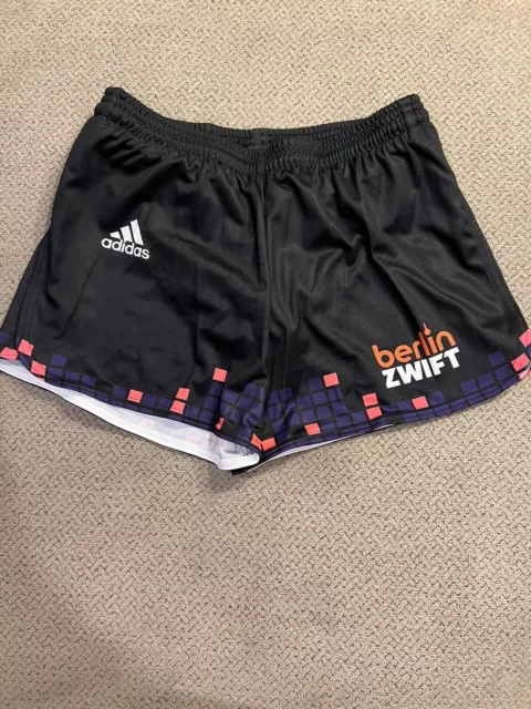 Mens Adidas Runners Berlin Marathon Zwift Lined Running Shorts New Small