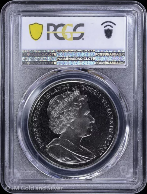 2007-PM Virgin Islands George Washington Penny Black Stamp Dollar PCGS MS 68 2