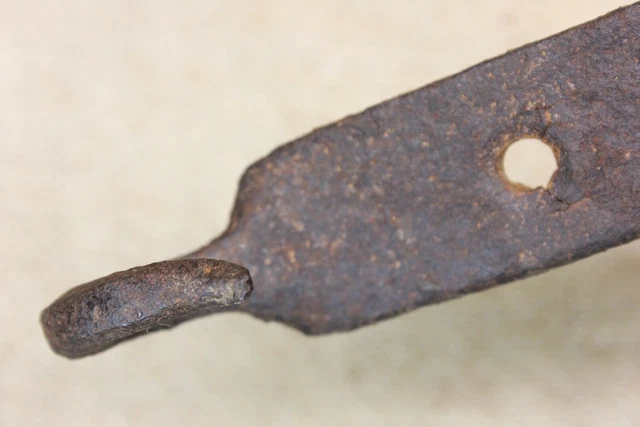 Old Hanger Hook Barn Find Smoke house Vintage 1800s Hearth Blacksmith Iron Rusty 9