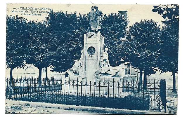 51 Chalons Sur Marne Monument Of The National School Of Arts & Crafts