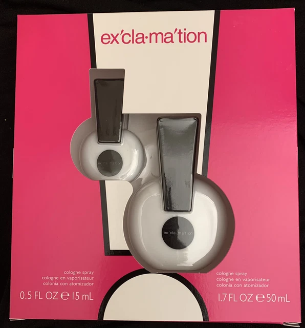 Exclamation Perfume for Women By Coty 2 Pc. Set NEW. 1.7 oz + 0.5 oz Exclamation Perfume for Women By Coty 2 Pc. Set NEW. 1.7 oz + 0.5 oz