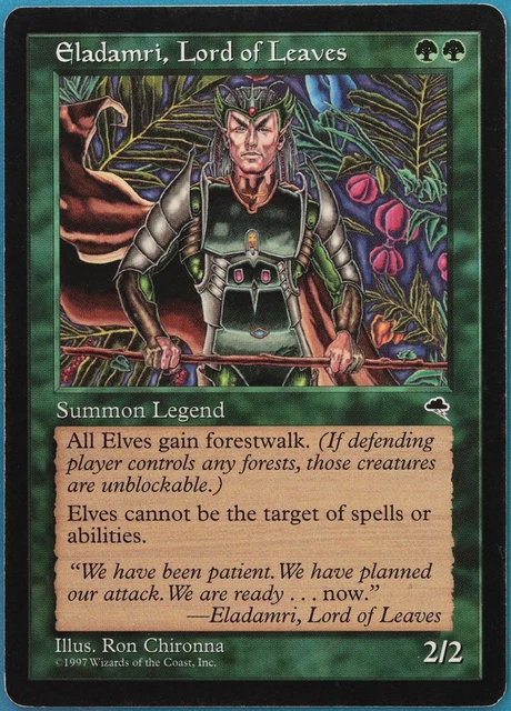 Eladamri, Lord of Leaves Tempest PLD (Reserved List MTG Card) (435827) ABUGames