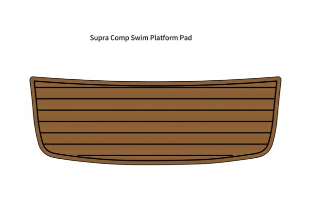 Supra Comp Swim Platform Step Pad Boat EVA Foam Faux Teak Deck Floor Mat