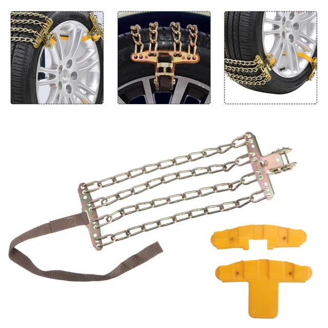 4 Catene Balance Design Camion Auto Ruote Pneumatici Neve Ghiaccio Catene Cintura