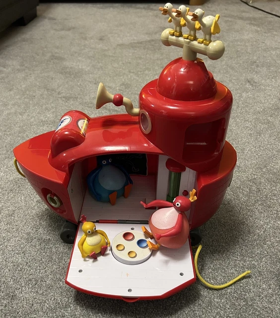 Cbeebies Pull WORKING CBEEBIES TWIRLYWOOS Big Red Boat Pull Along - Lights, Sounds ...