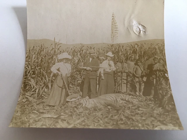 Indochine, Colon Français en Indochine CDV vintage