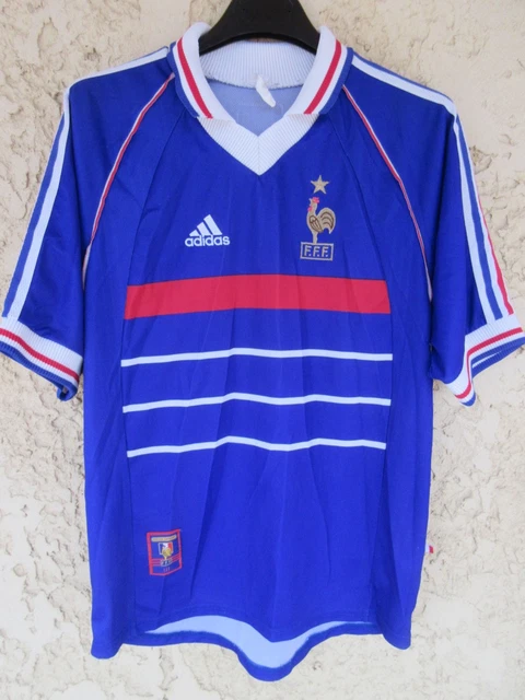 Short équipe de FRANCE 98 ADIDAS vintage collection bleu away 14 ans