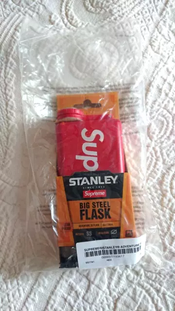 SS17 - Supreme x Stanley Big Steel Flask - Brand New - Unused - Rare