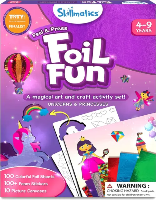 Art & Craft Activity - Foil Fun Animals, No Mess Art for Kids