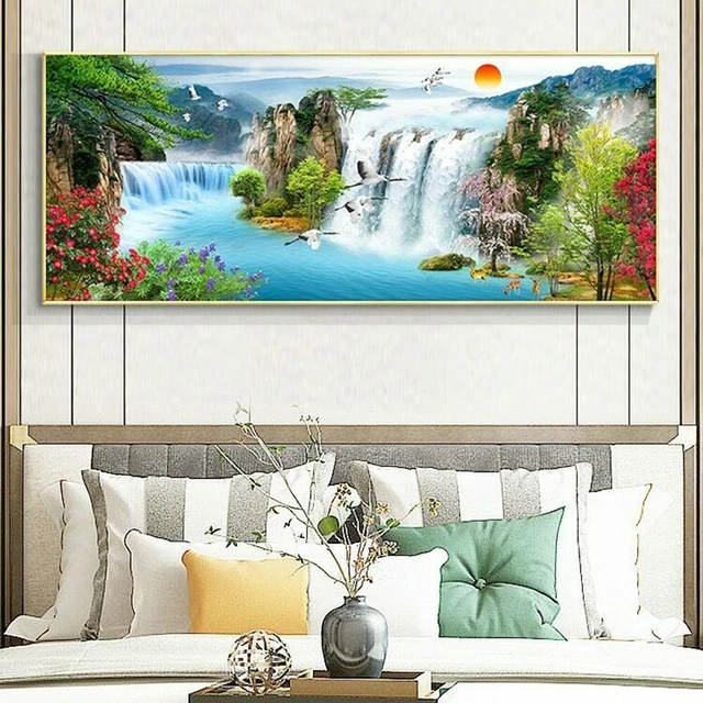 Sin enmarcar Pintura Regalo Puesta de sol Pared Impermeable