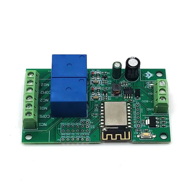 Carte relais ESP 12F WIFI avec indicateur DEL programmable multifonctionnel