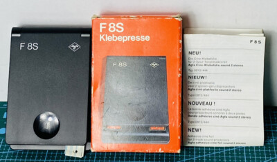 VINTAGE GIUNTATRICE in scatola da Agfa F8S kleberpresse tipo 5256 