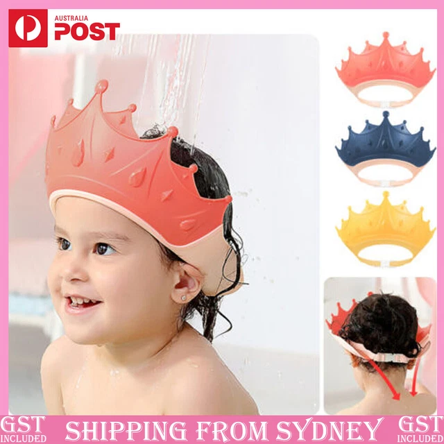 Adjustable Kids Baby Shower Cap Children Shampoo Bath Wash Hair Shield Visor Hat
