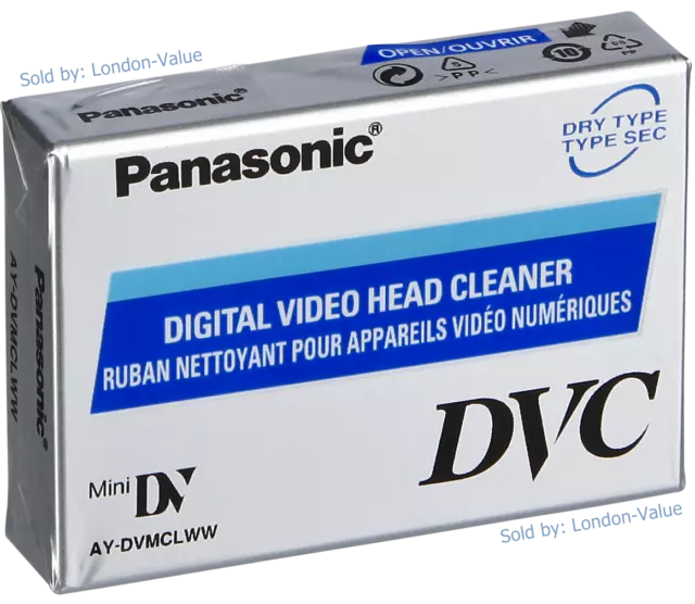 Panasonic Mini DV DVC Head Cleaner Tape for all brands of Mini DV Camcorder 3