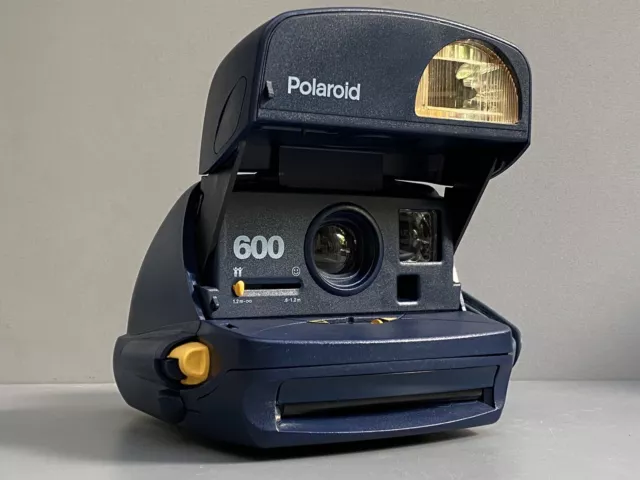 Polaroid 600 Bleu Marine (Navy) -Appareil Photo Instantané Vintage - Fonctionnel