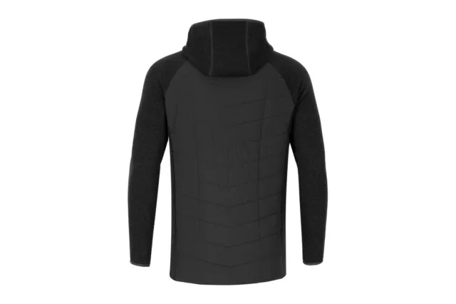 Korda Hybrid Jacket Charcoal - All Sizes - Carp Fishing Polar Fleece Puffer NEW