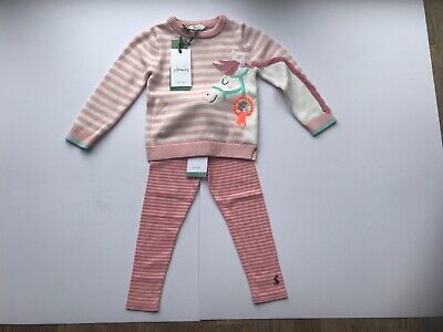 Joules Girls Geegee Novelty Jumper And Annie Leggings Set Age 2 *BNWT* RRP £50